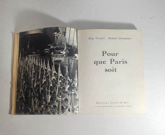 Libro Doisneau fotografia Parigi vintage
frontespizio