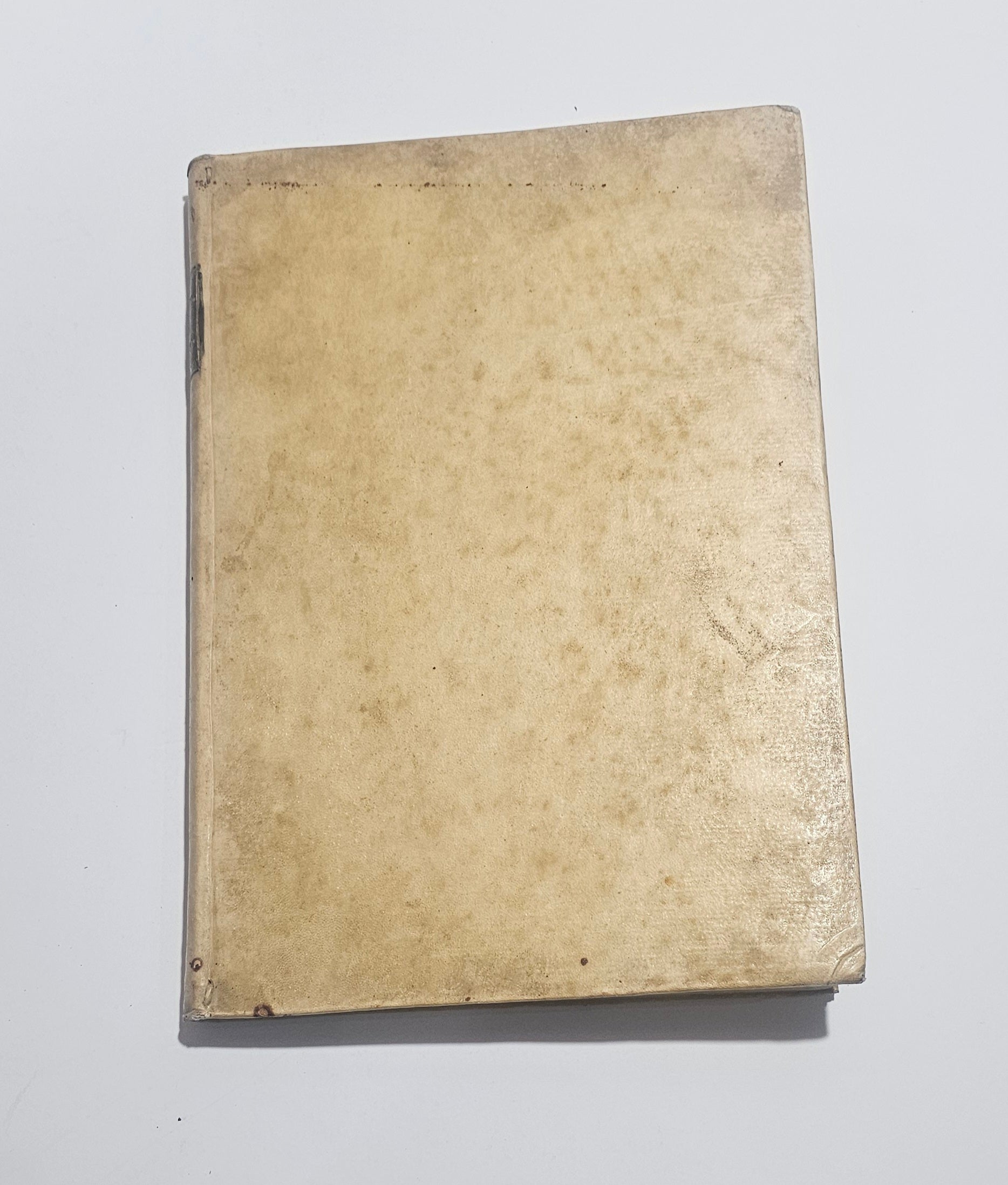 Libro antico pergamena Provvisione Naviglio Brescia 1777 copertina