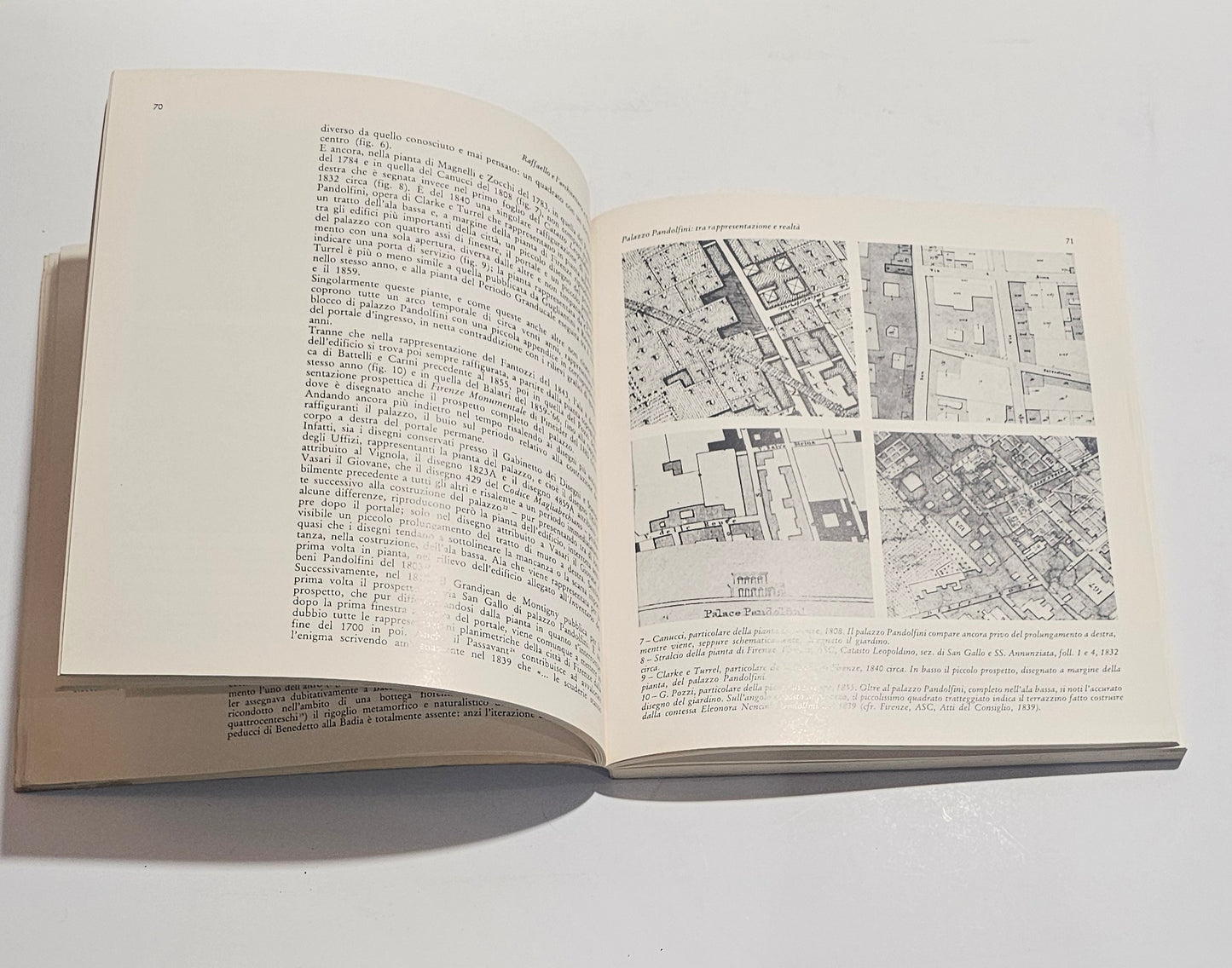Pagine interne libro Raffaello architettura Firenze illustrato