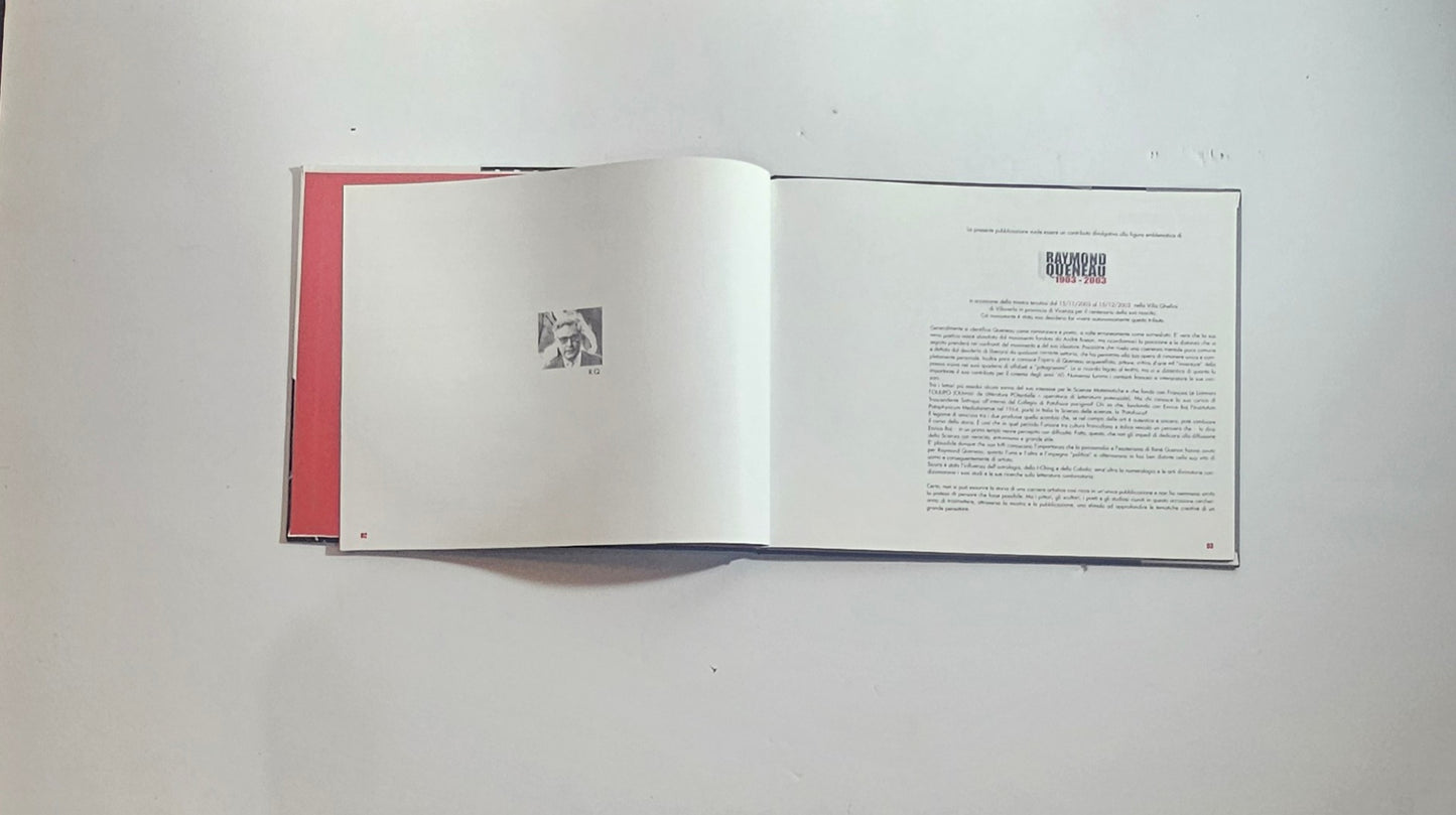 Raymond Queneau 1903 2003 Catalogo Collage de Pataphysique ReArte - IOLIBROCARMINE