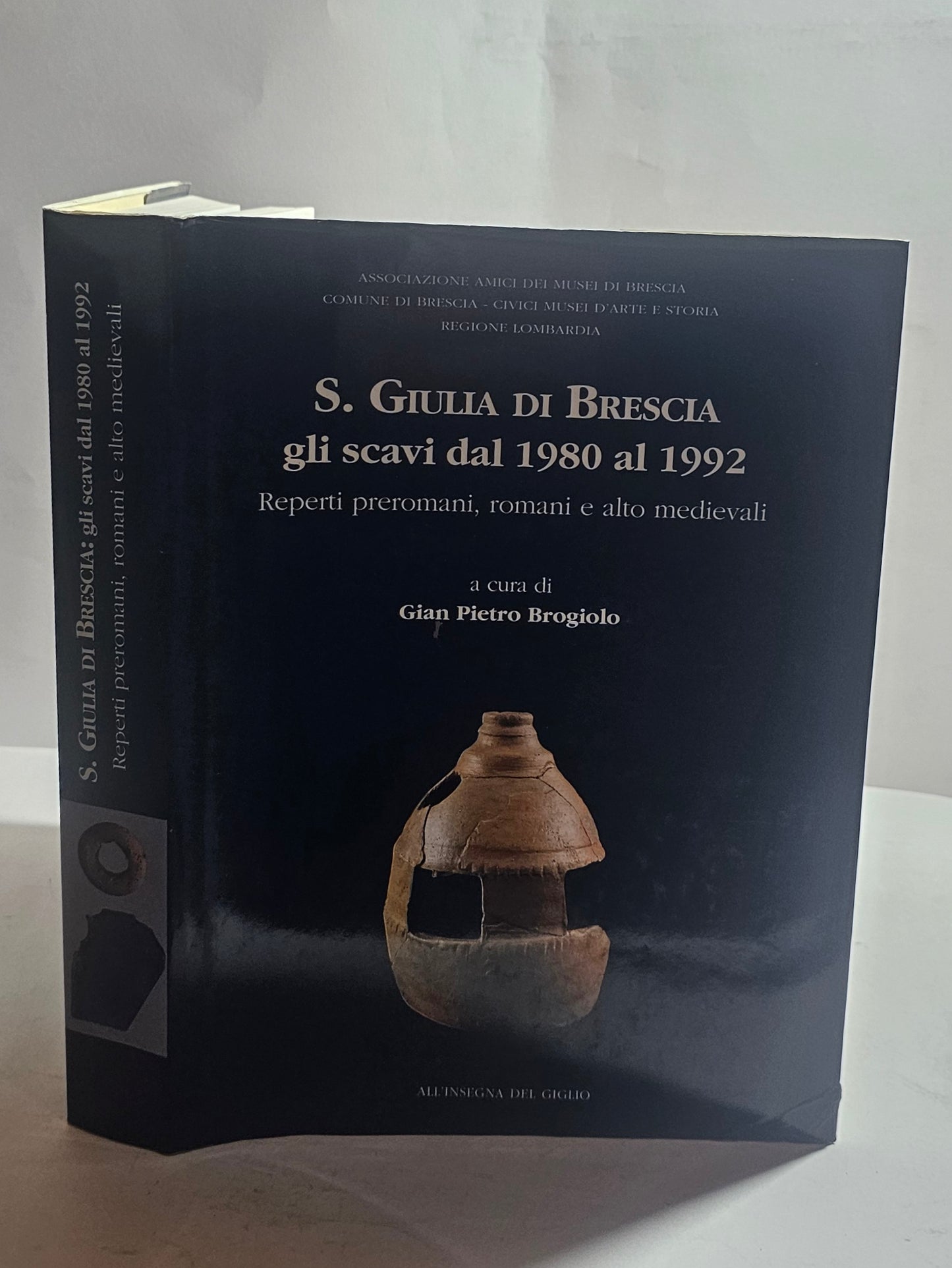 S Giulia di Brescia gli scavi dal 1980 al 1992 reperti preromani romani e altomedievali libro archeologia
