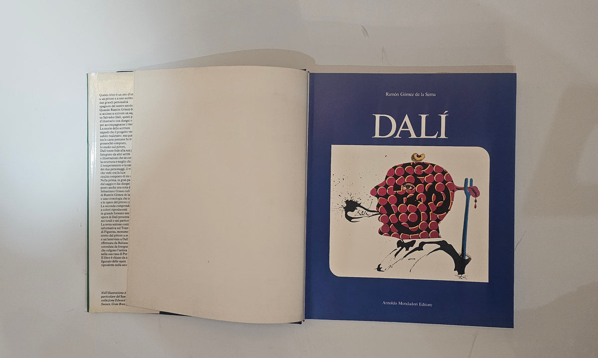 Dalí di Ramón Gómez de la Serna, Mondadori – frontespizio del libro