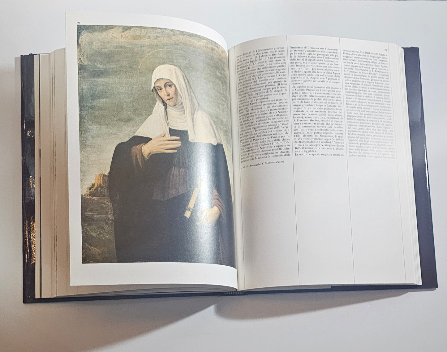 santa maria della passione dipinto religioso pagina interna libro arte