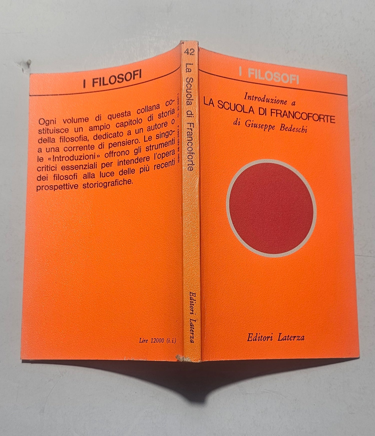introduzione scuola di francoforte bedeschi libro copertina
