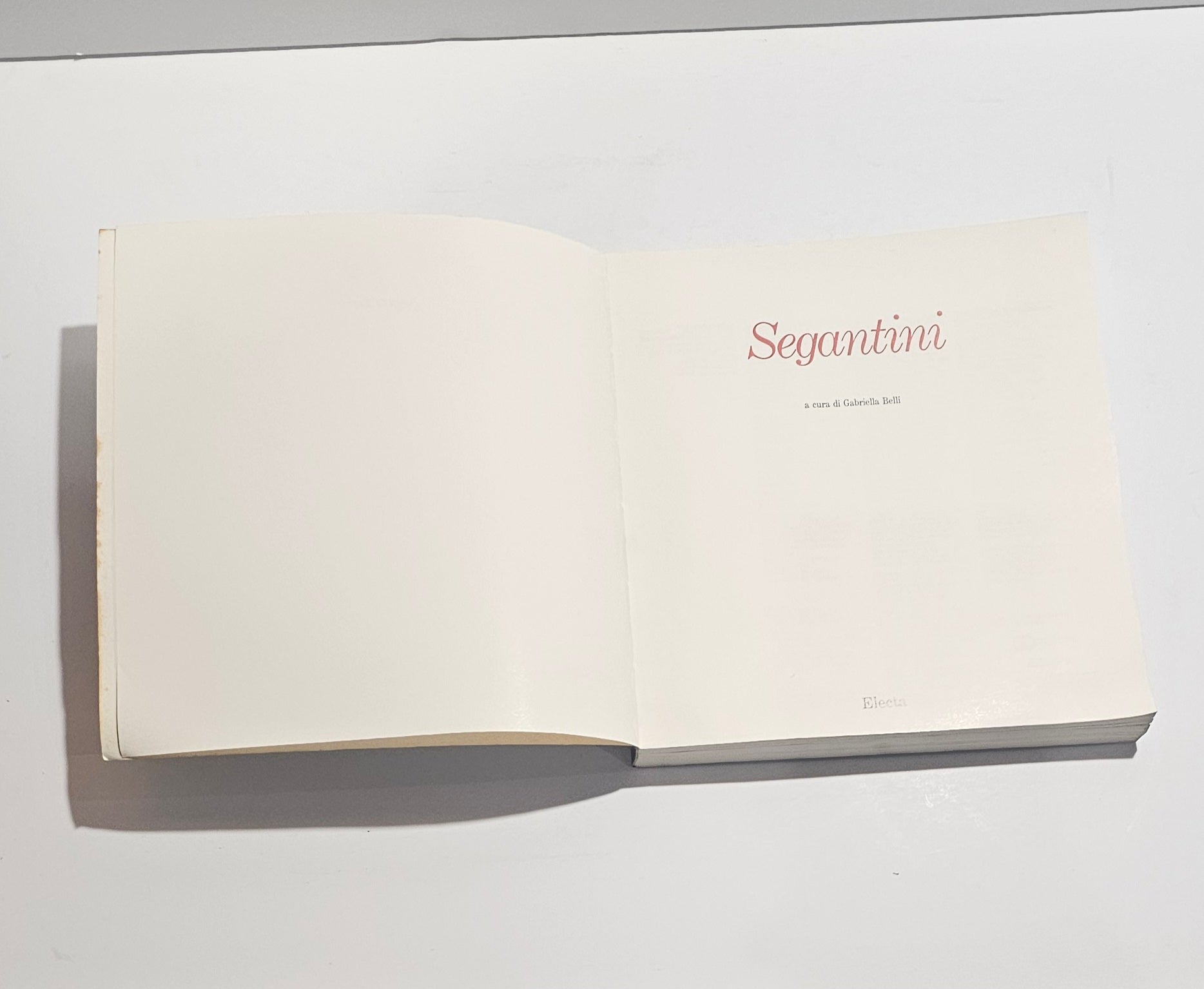 Frontespizio libro Segantini Electa Gabriella Belli