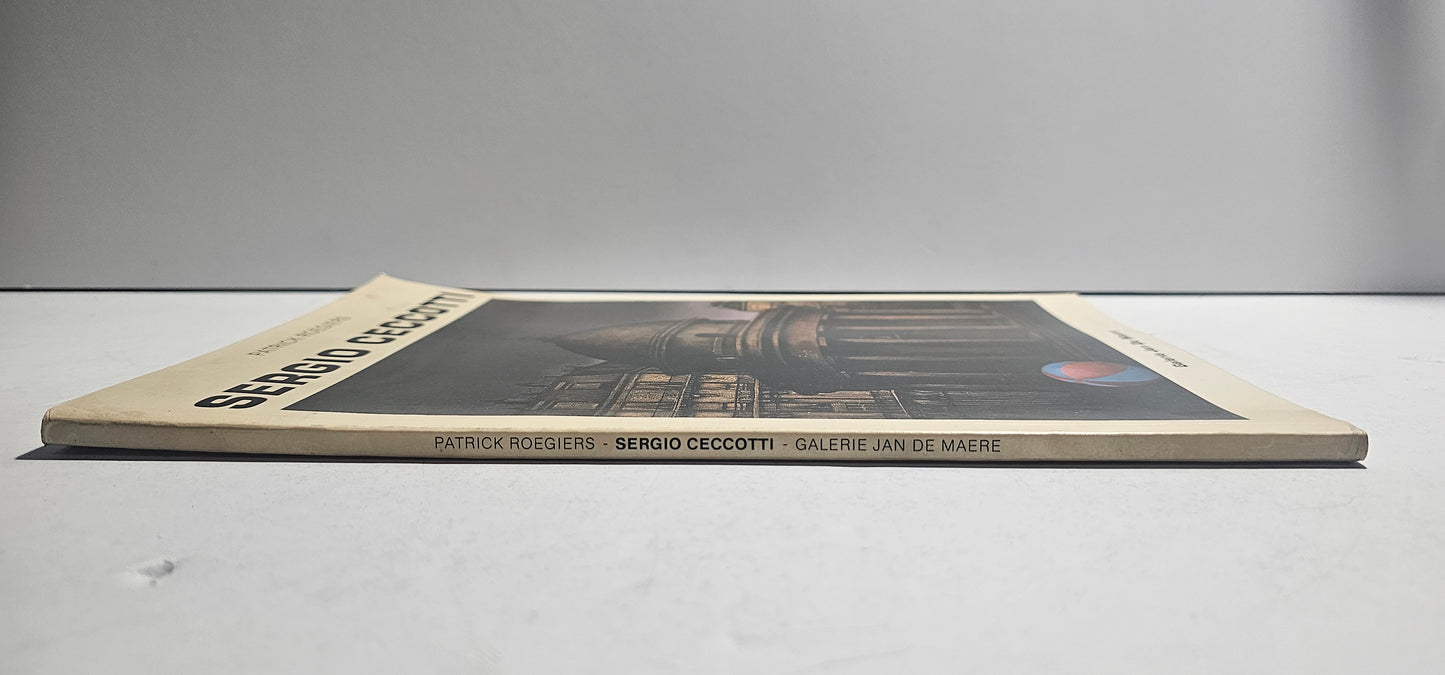 Libro arte contemporanea Sergio Ceccotti dorso copertina