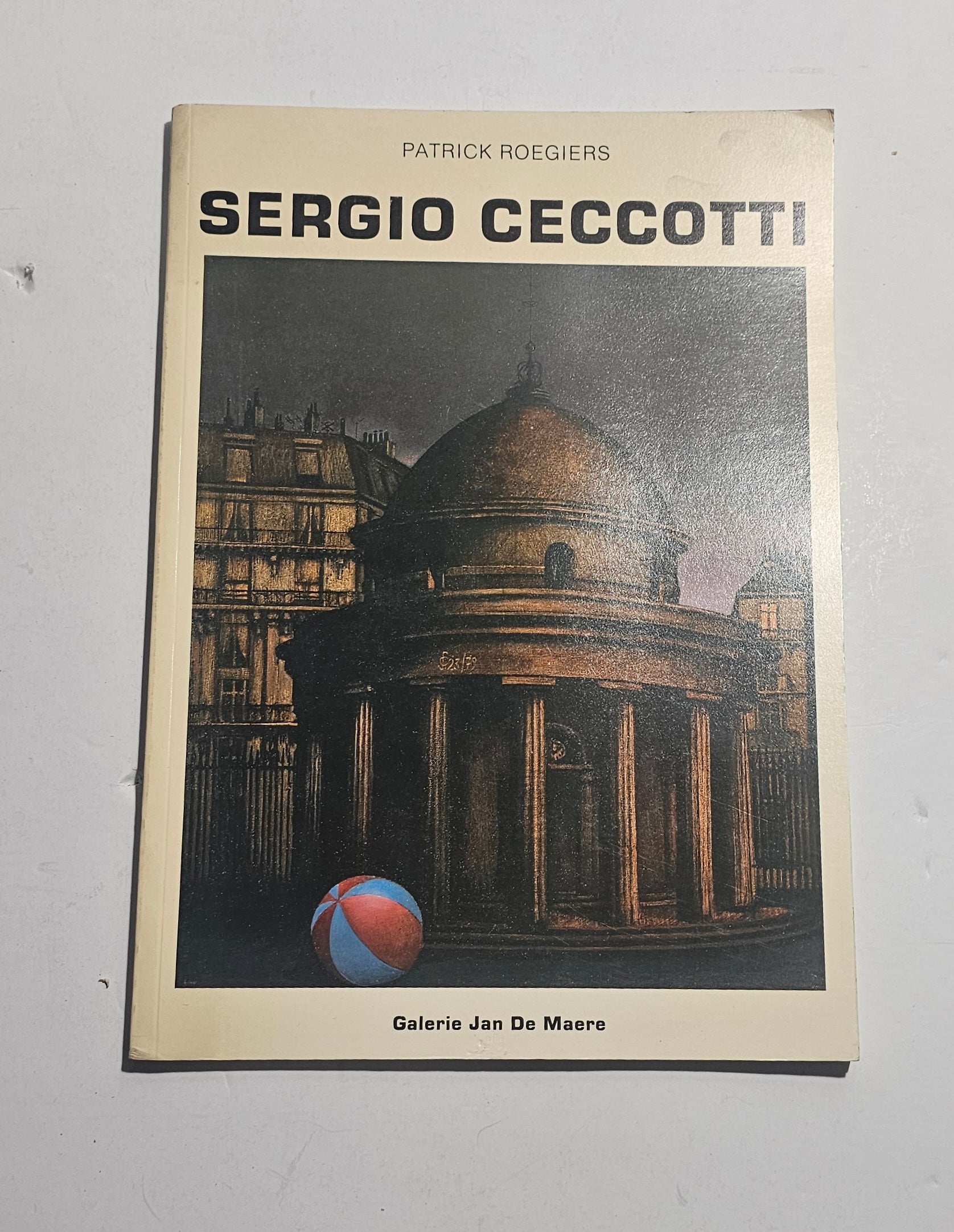 Copertina catalogo Sergio Ceccotti arte contemporanea
