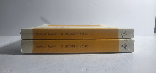 Dorsi originali dei due volumi de Il Secondo Sesso di Simone de Beauvoir Iolibrocarmine