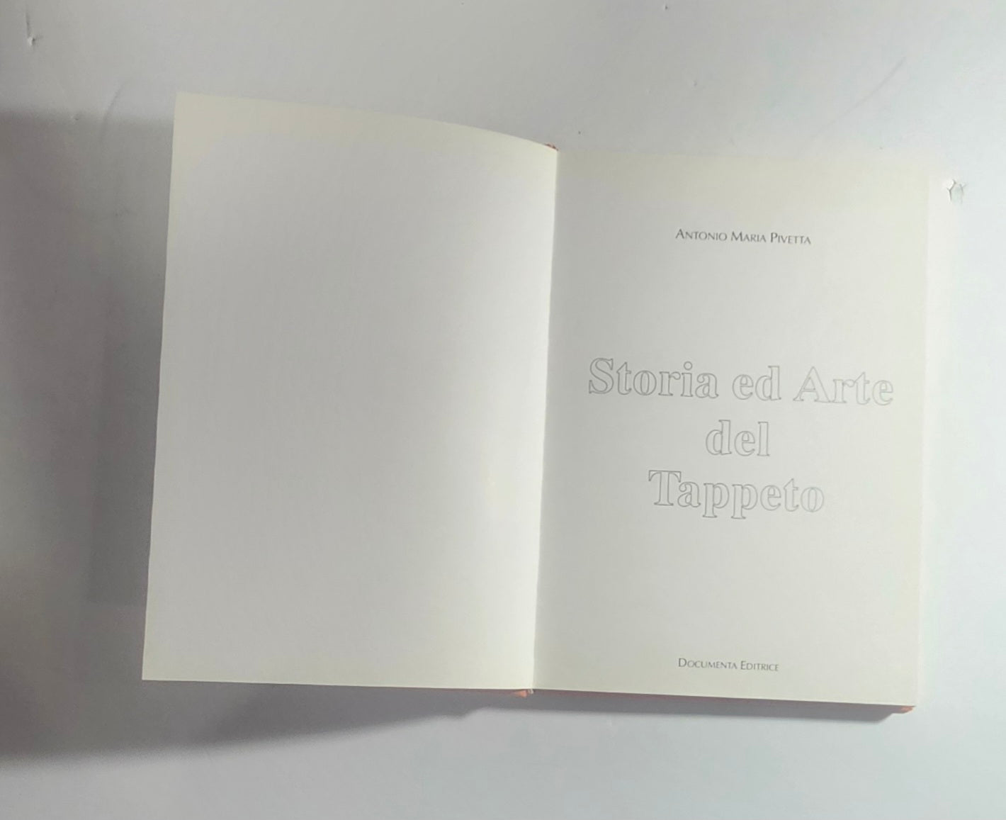 iolibrocarmine frontespizio libro arte del tappeto
