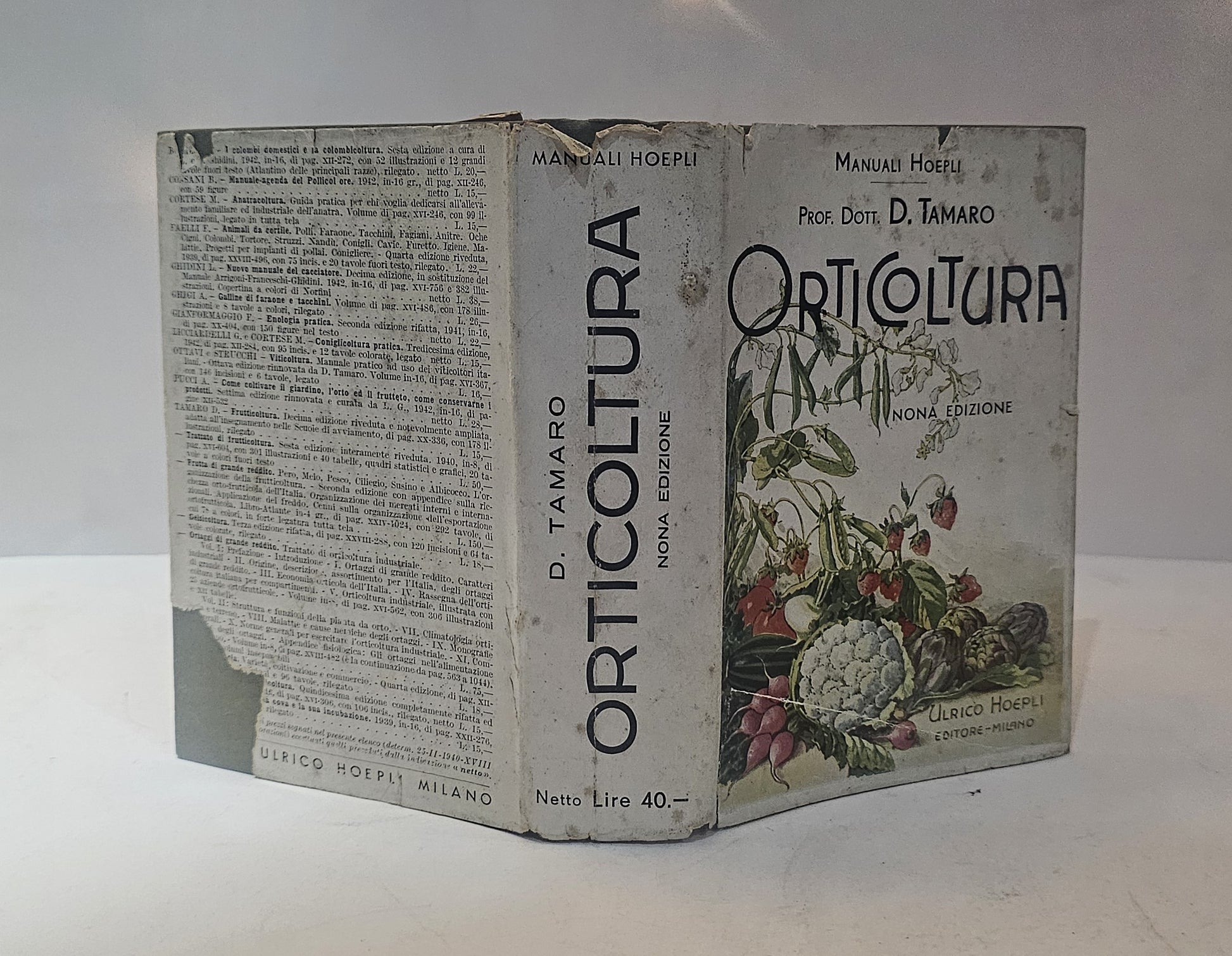 Orticoltura – D. Tamaro | Manuali Hoepli | Nona edizione - IOLIBROCARMINE
