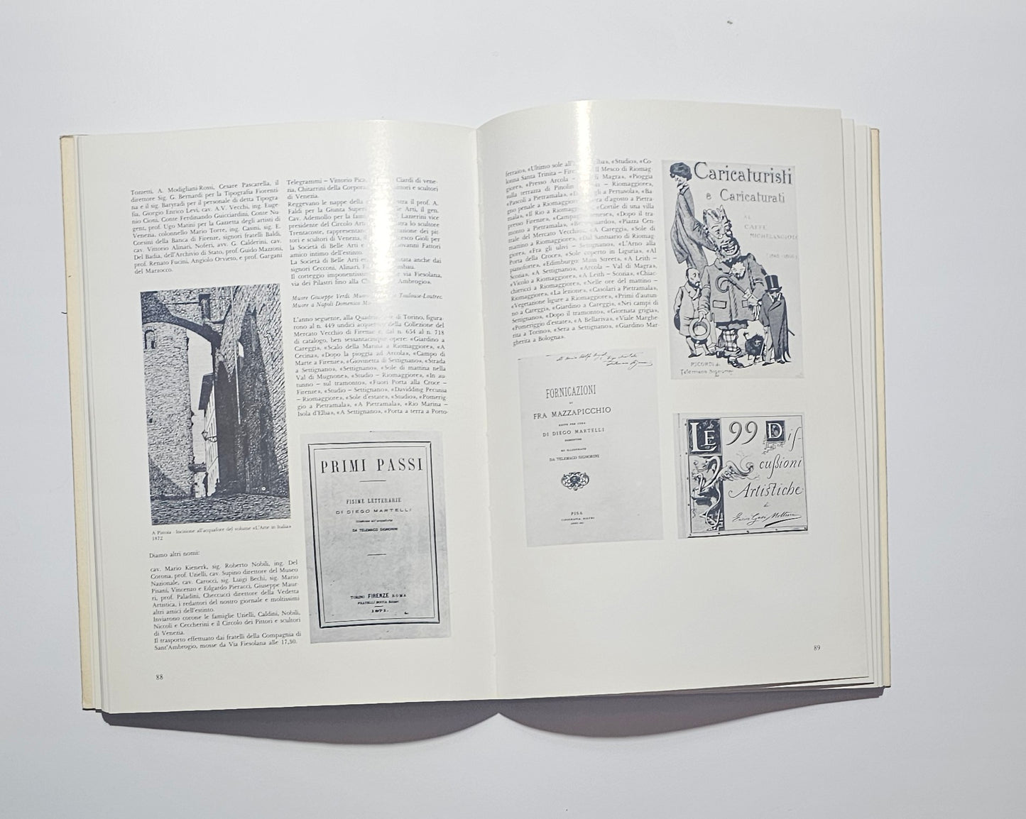 Dettaglio libro Telemaco Signorini arte io libro carmine testo 
