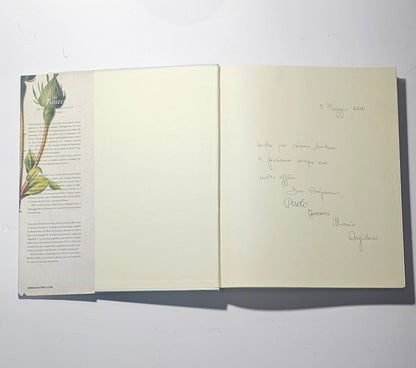 Dedica manoscritta interna The Roses Pierre Joseph Redoute iolibrocarmine