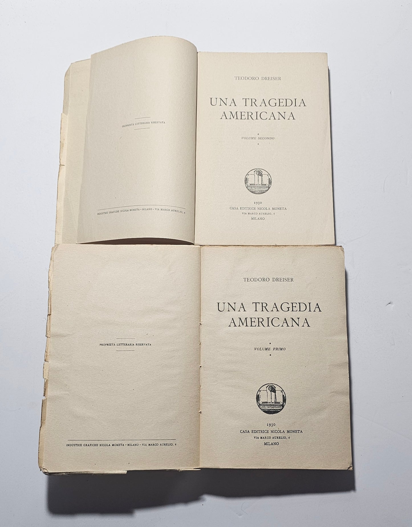 frontespizio una tragedia americana teodoro dreiser 1930 iolibrocarmine