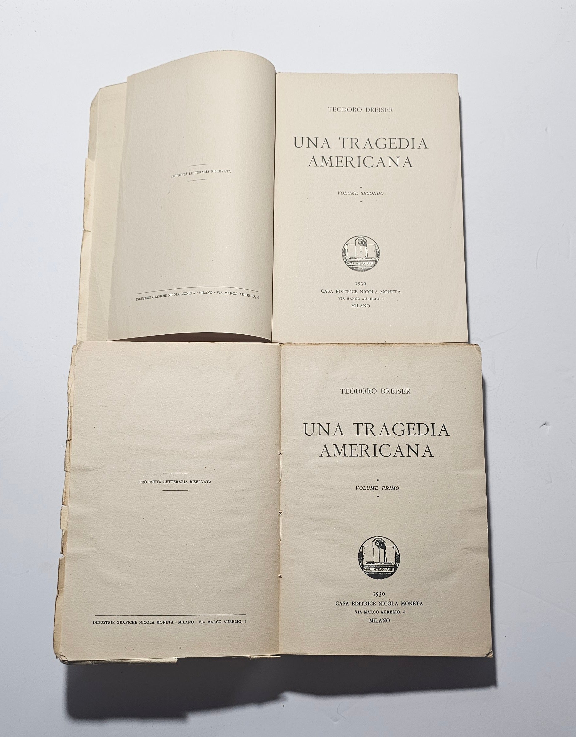 frontespizio una tragedia americana teodoro dreiser 1930 iolibrocarmine