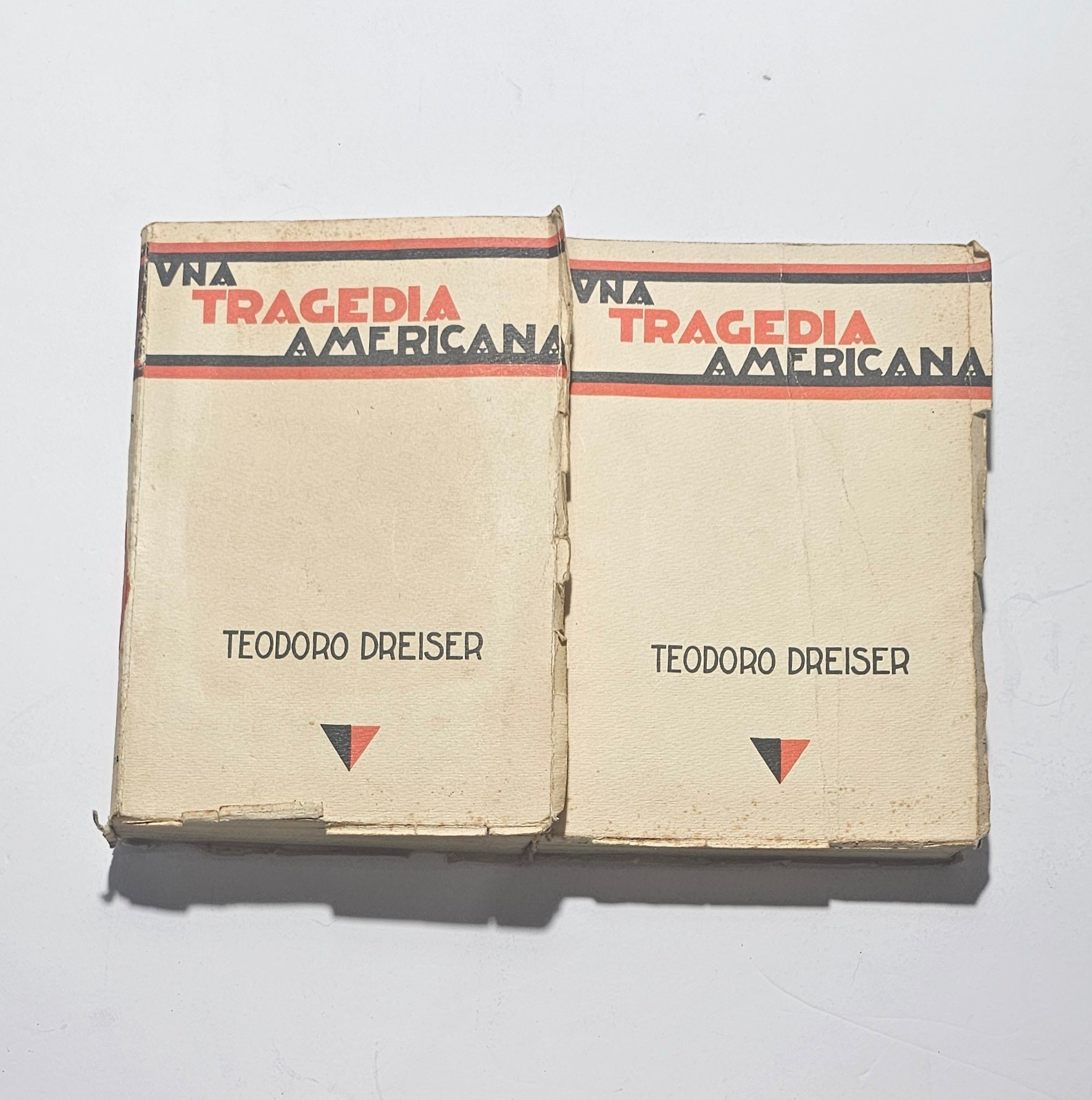 copertina una tragedia americana teodoro dreiser due volumi prima edizione italiana iolibrocarmine