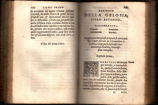 Antidoto della gelosia, distinto in doi libri, estratto dall'Ariosto per Levantio da Guidocciolo Mantoano