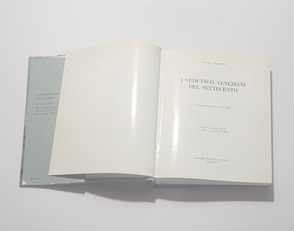 Frontespizio catalogo mostra Venezia 1967 vedutismo veneziano io libro carmine

