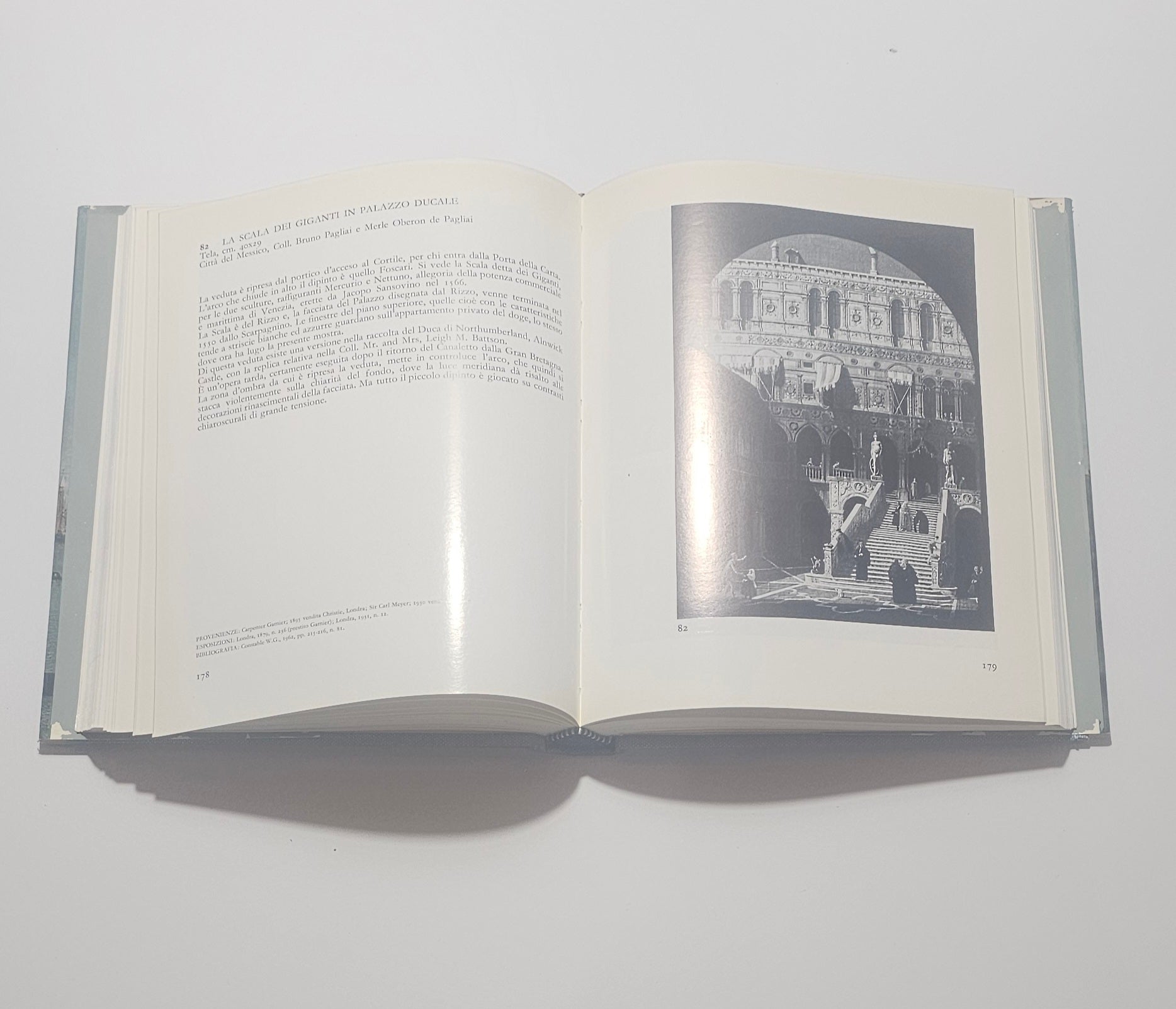 Pagine illustrate vedutisti veneziani Canaletto Guardi io libro carmine libreria antiquaria
