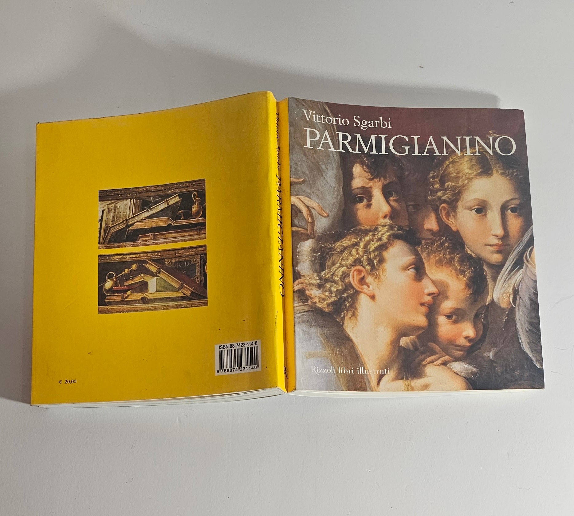 Libro Parmigianino Vittorio Sgarbi Rizzoli io libro carmine
