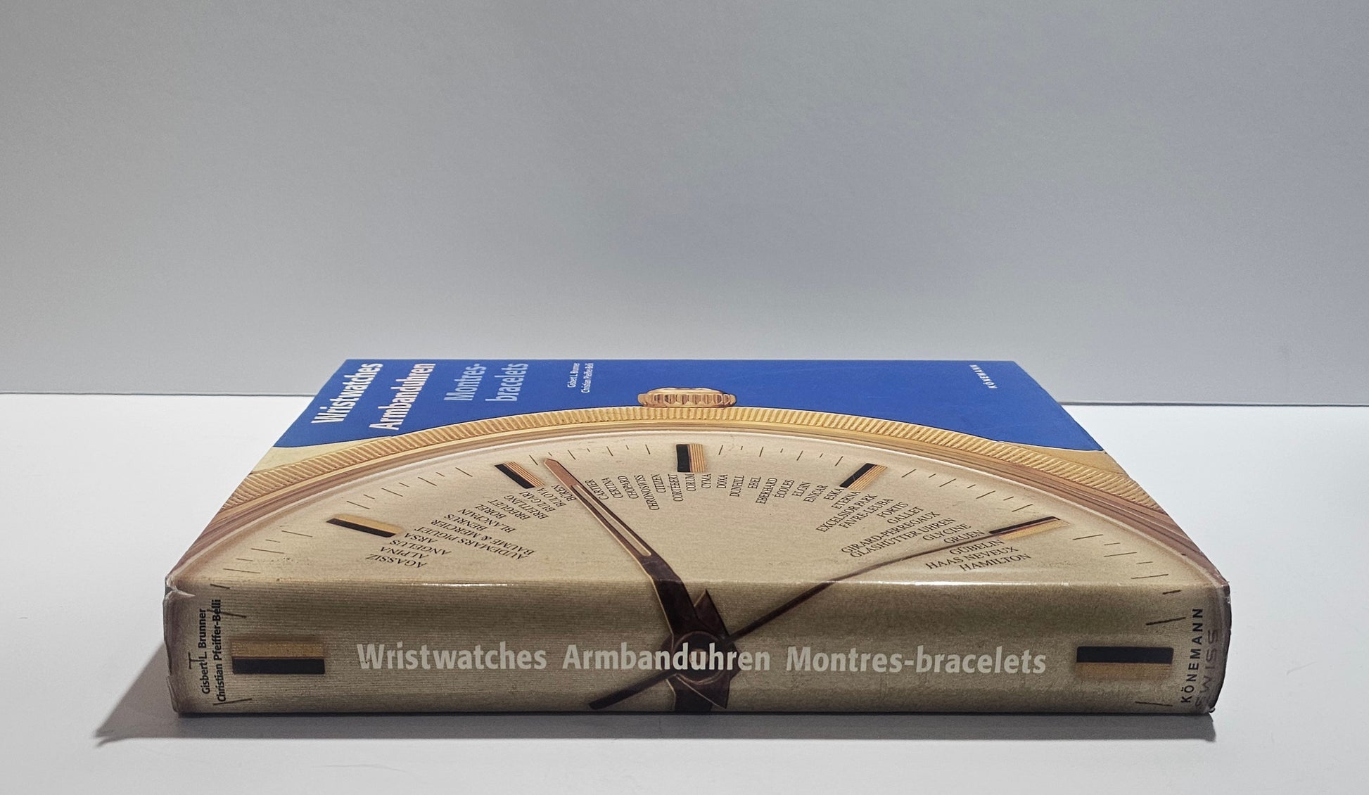 Dorso libro Wristwatches orologeria catalogo