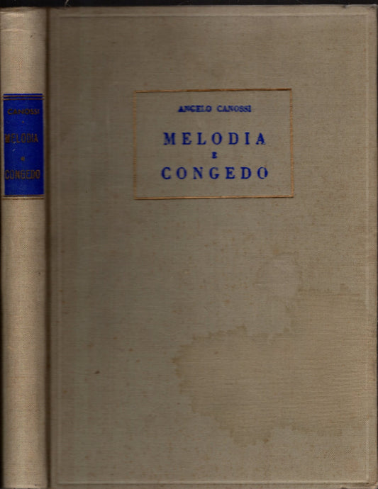 MELODIA E CONGEDO 1959 - IOLIBROCARMINE