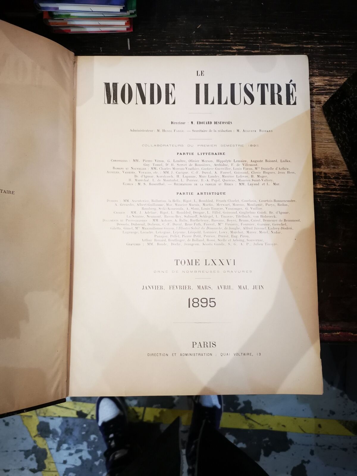 LE MONDE ILLUSTRE 1895 DUE VOLUMI - IOLIBROCARMINE